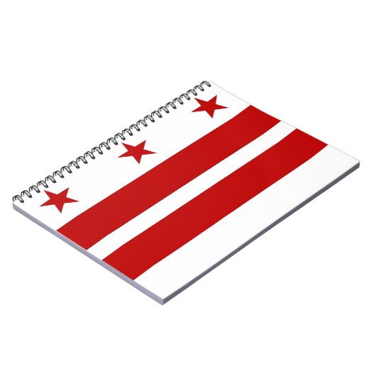 Notebook with Flag of Washington DC ノートブック (左側)