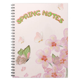 Notebook with Whimsical Butterfly Design ノートブック