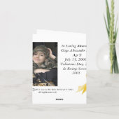 Notecardのゲージの神の金ゴールドのドラゴン シーズンカード (裏面)