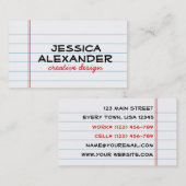 Notecardの名刺 名刺 (正面/裏面)