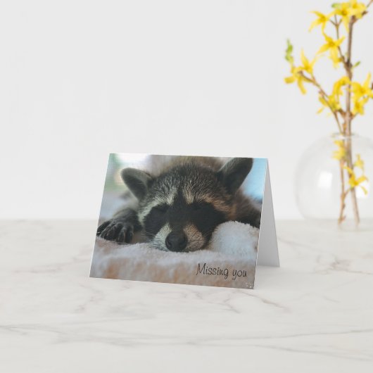 "" Notecardを恋しく思います カード (黄色い花)