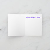 Notecardを離れた帽子 カード (内部)