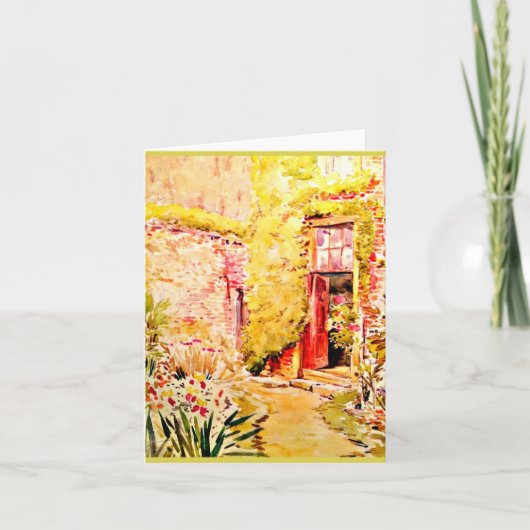 Notecardヴィンテージのイラストレーションベアトリックスの陶工2 カード (正面)