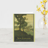 Notecardヴィンテージ旅行新しいイギリス カード (黄色い花)