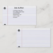 Notecard名刺 名刺 (正面/裏面)