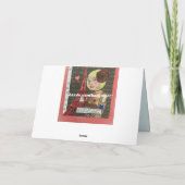 Notecard彼女は最終的に彼女自身一緒におよび彼女を得ました カード (裏面)