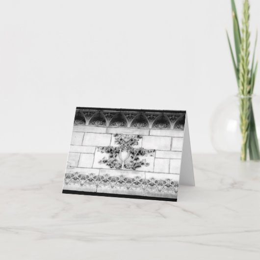 Notecard愛芸術の家ヴィンテージの建築18 カード (正面)