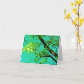 Notecard都市花11 カード (黄色い花)