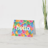 Notecard – こんにちは カード (正面)