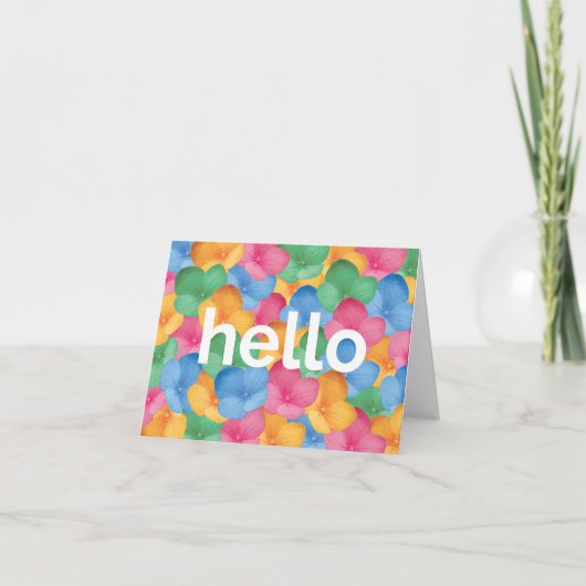 Notecard – こんにちは カード (正面)