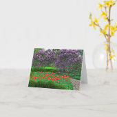 notecard/"をくまなく"破烈する春 カード (黄色い花)