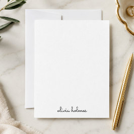 Notecard | オリジナルミニマリスト名入れ文房具 ノートカード