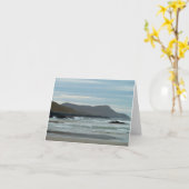 Notecard: スコットランドの海景 カード (黄色い花)