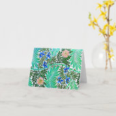 Notecard-ヴィンテージファブリック/ファッション-William Morris 27 カード (黄色い花)