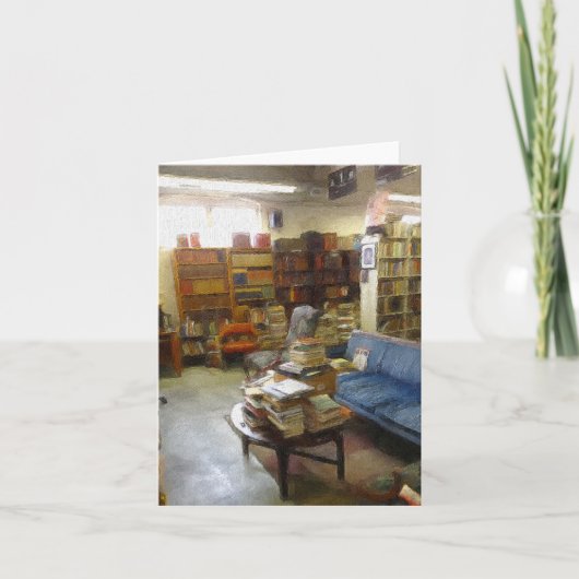 Notecard: 使用された書店 カード (正面)