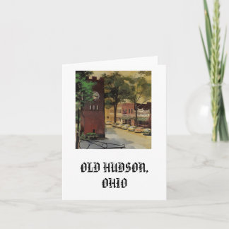 Notecard、古いハドソン カード