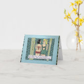 NOTECARD – 私たちの頭はジムに行くと言う。 カード (黄色い花)