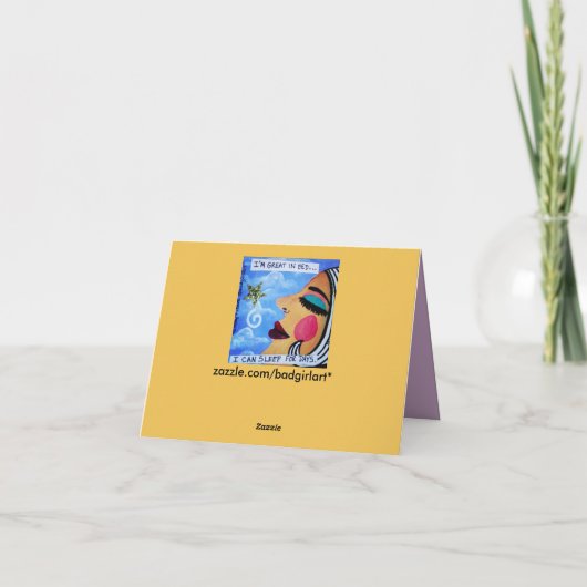 NOTECARD – 私は多くのことをよく行う… カード (裏面)