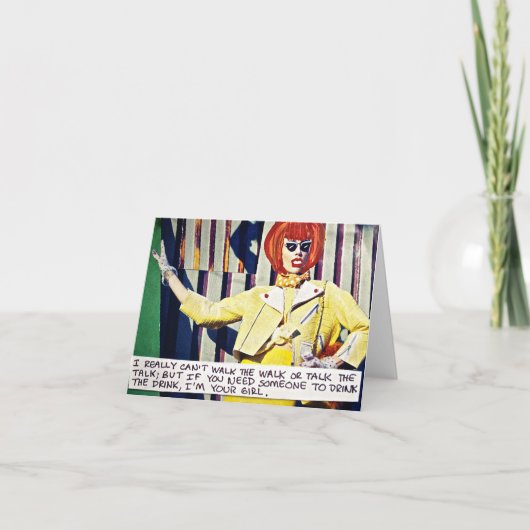 NOTECARD=私は本当に歩いたり話したりできない カード (正面)