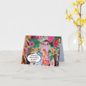 Notecard – 私は私が年上の時に私が何になりたいかを知っている カード (黄色い花)