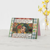 Notecard – 私は老いて灰色の時は人が欲しくない カード (黄色い花)