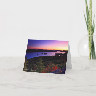 Notecard:  第4湖、入口、NY カード