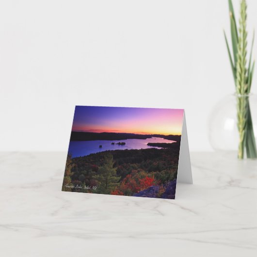 Notecard: 第4湖、入口、NY カード (正面)