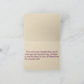 「Notecard 100 plus 2」お礼グリーティングカード カード (内部)