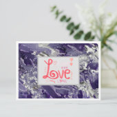 Notecard 3.5インチx 5インチ – 紫 (スタンド正面)