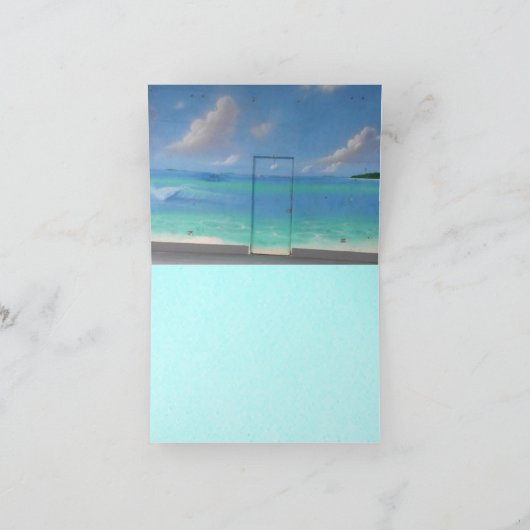 NOTECARD-Aのよい友人は動くのを救済します カード (内部)