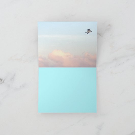 NOTECARD-Aの友人は誰かですWHOは歌を知っています カード (内部)