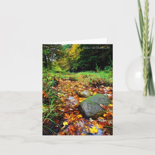 Notecard: Alplausの殺害、Charlton、NY カード (正面)