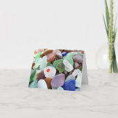 Notecard - Assorted Sea Glass カード (正面)