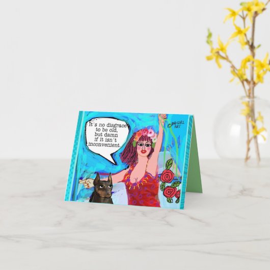 NOTECARD-birthdayカード カード (黄色い花)