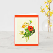 Notecard BotanicalsピエールヨセフRedoute 23 カード (黄色い花)