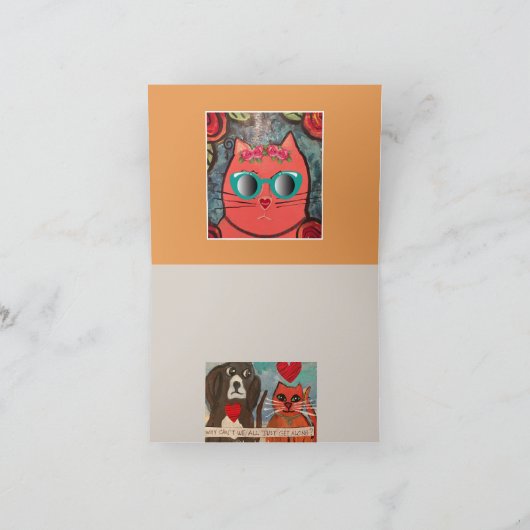 NOTECARD-CAT/犬 カード (内部)