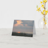 Notecard:  Hilton Head Islandのイメージ(島の夜明け) カード (黄色い花)