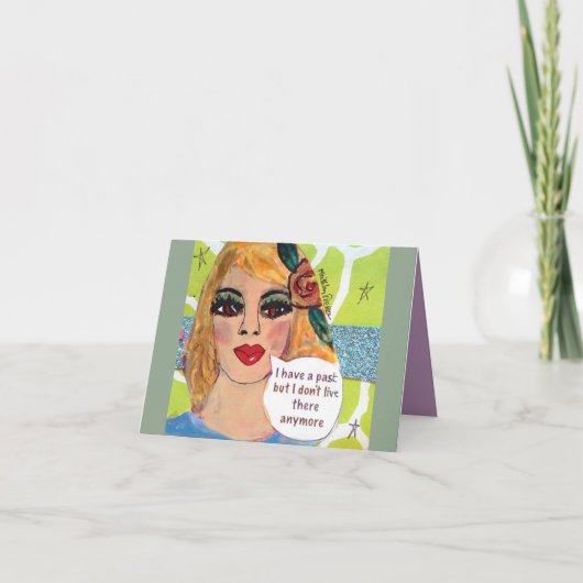 NOTECARD-IにAがあります カード (正面)