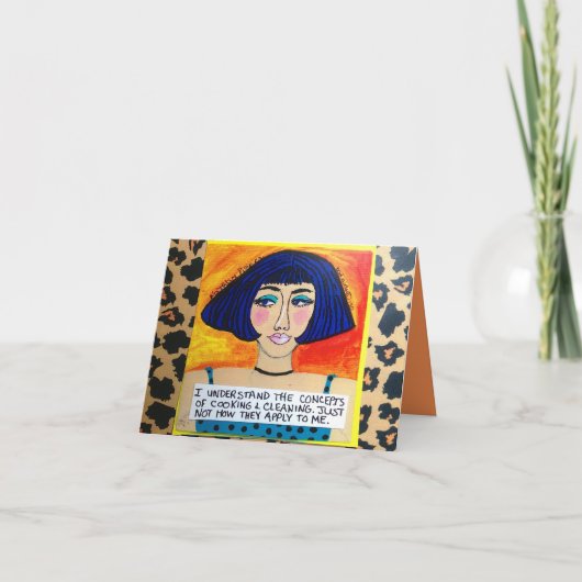 NOTECARD-I料理の概念を理解 カード (正面)