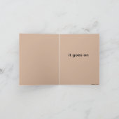 NOTECARD-IN 3のワード私は生命を要約してもいいです カード (内部)