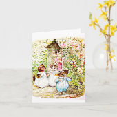 Notecard-Kids Art-Beatrix Potter 24 カード (黄色い花)