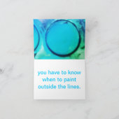 NOTECARD-LIFEは芸術のようです カード (内部)