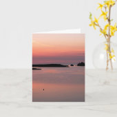 Notecard: Minorcaの日没 カード (黄色い花)