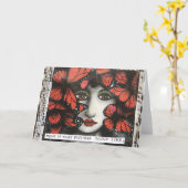 NOTECARD-MUSICは感覚が聞こえるもののようにです カード (黄色い花)