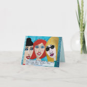 NOTECARD-OLDの友人は最も最高のです。 彼らは知っています カード (正面)