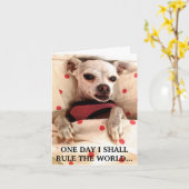 NOTECARD-ONE日私は世界を支配します カード (黄色い花)