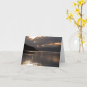 Notecard: Skyeの日没の島 カード (黄色い花)