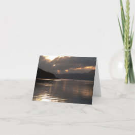 Notecard: Skyeの日没の島 カード