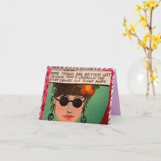 NOTECARD-SOMEの事は撤回されるよりよい左です カード (黄色い花)