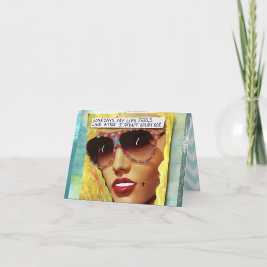 NOTECARD-SOMETIMESの私の生命は同類を感じます カード (正面)